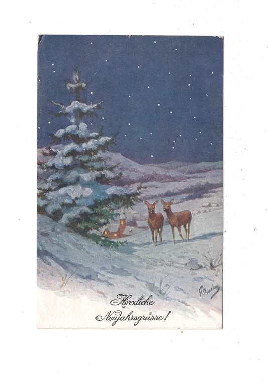 Ansichtskarte Feiertage / Frohes neues Jahr / L1-51