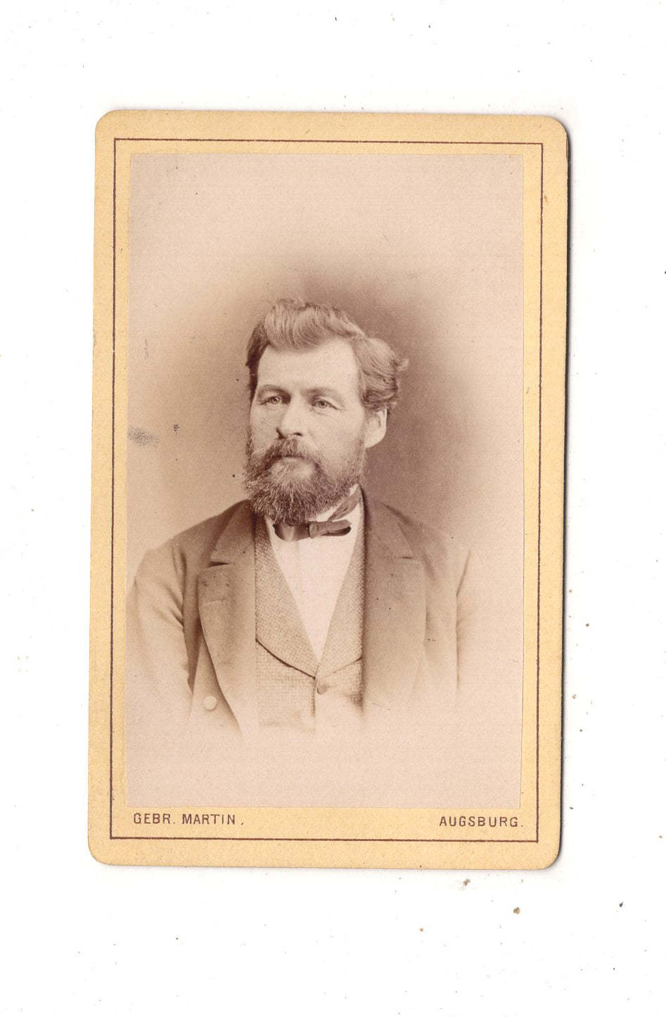 Fotografie Herrenportrait - Augsburg 1870er