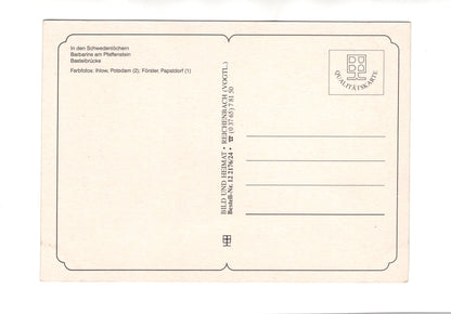 Ansichtskarte Sächsische Schweiz / In den Schwedenlöchern +++