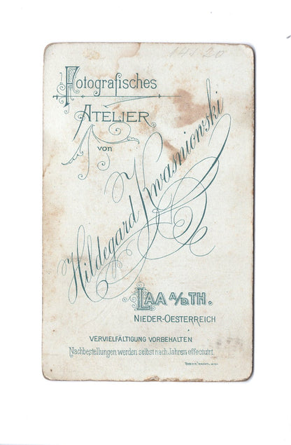 Fotografie Feine Dame - Laa an der Thaya um 1900