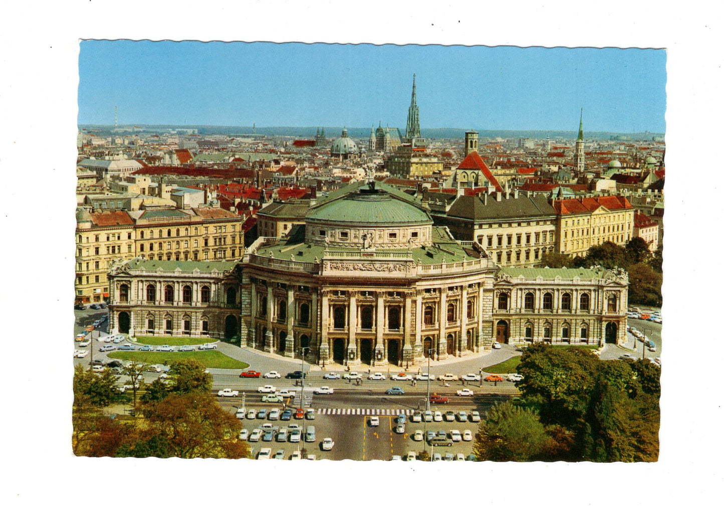 Ansichtskarte Wien / Burgtheater / Österreich