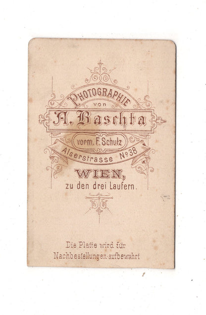 Fotografie Feines Paar / Schauspieler ? - Wien 1860er / CDV L1-37