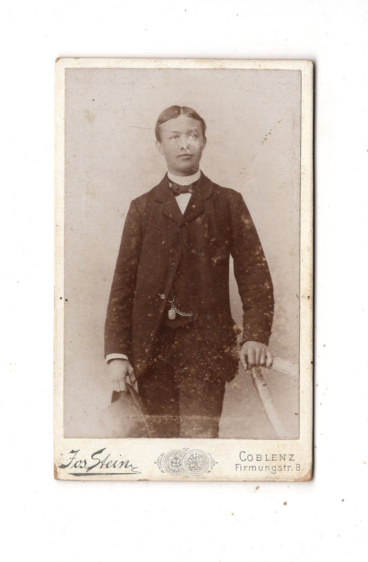 Fotografie Feiner Herr - Koblenz 1890er