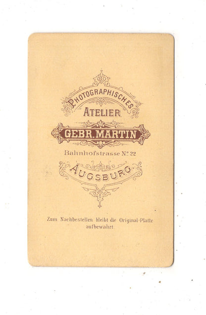 Fotografie Herrenportrait - Augsburg 1870er