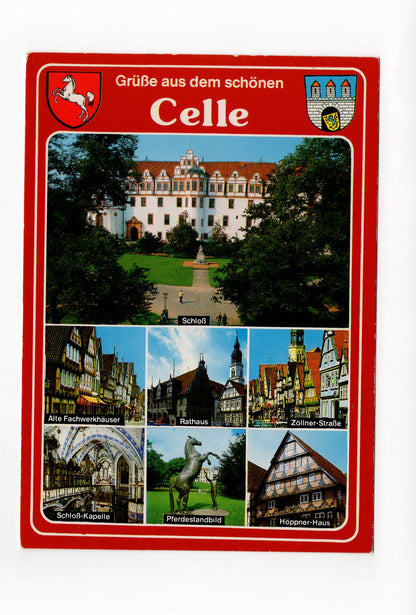 Ansichtskarte Celle / Schloss / Rathaus +++