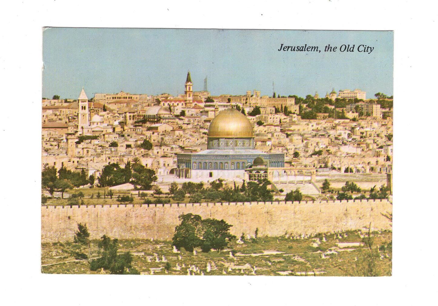 Ansichtskarte Altstadt / Jerusalem / Israel