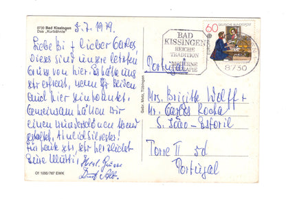 Ansichtskarte Bad Kissingen / Kurbähnle