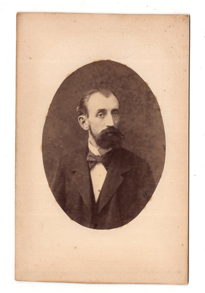 Fotografie Feiner Herr - unbekannter Ort 1870er