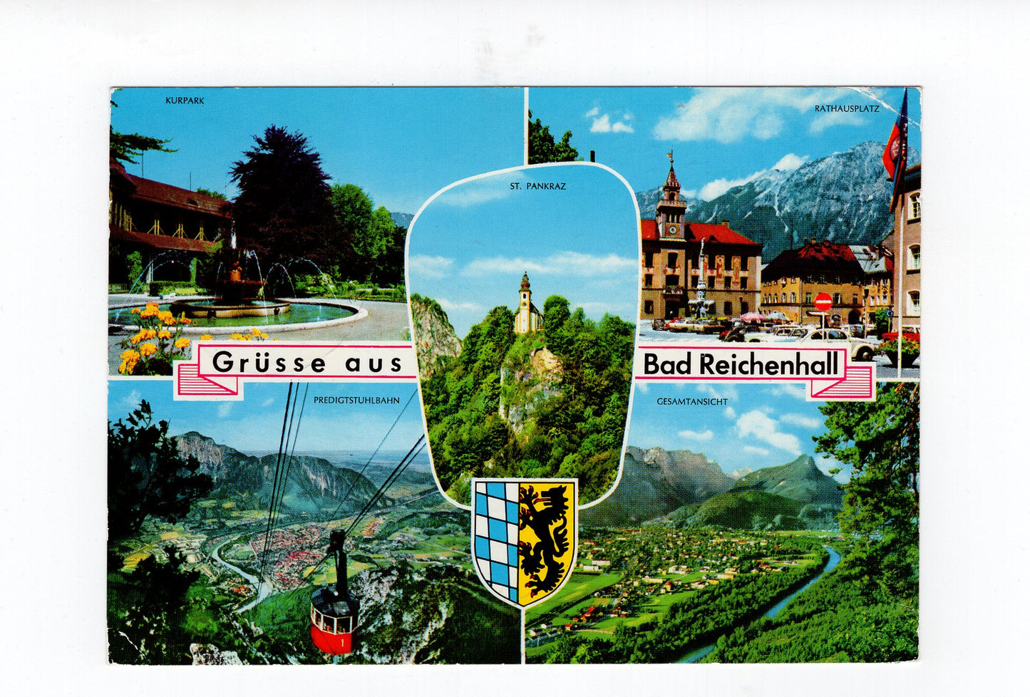 Ansichtskarte Bad Reichenhall / Rathausplatz +++