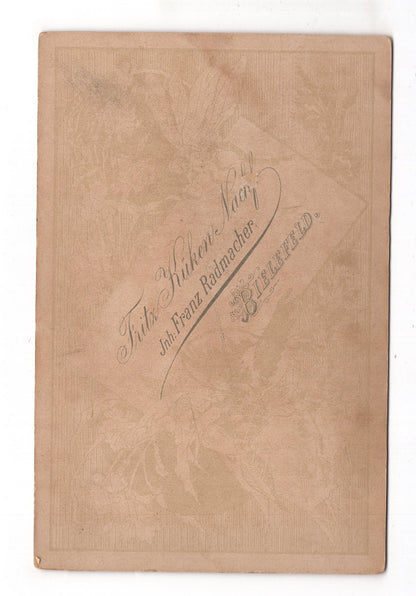 Fotografie Feines Paar - Bielefeld 1890er / CAB X-26