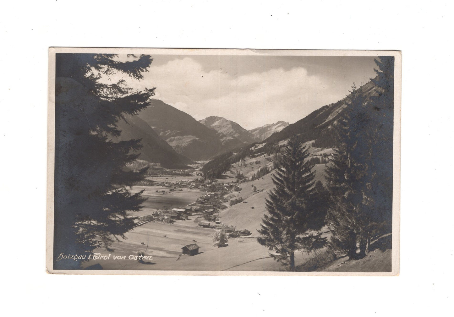 Ansichtskarte Holzgau in Tirol von Osten / Österreich
