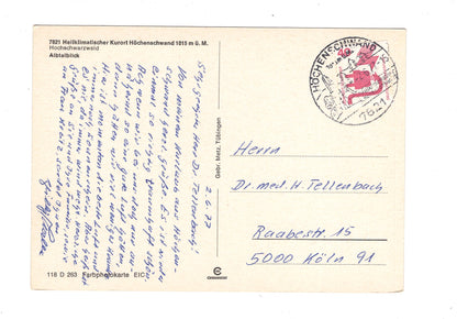 Ansichtskarte Höchenschwand im südlichen Hochschwarzwald / Albtalblick / G1-69