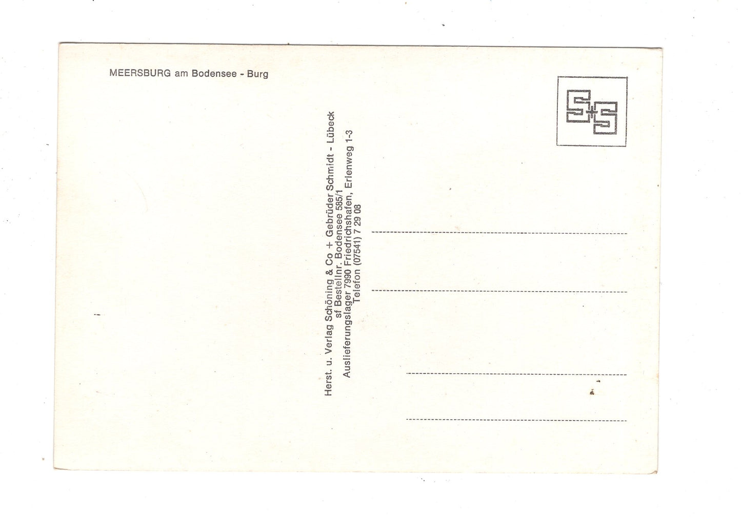 Ansichtskarte Meersburg am Bodensee / Burg / K1-52