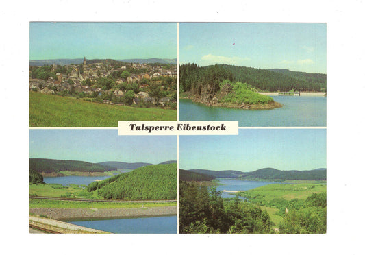 Ansichtskarte Talsperre Eibenstock / Kreis Aue / H1-65