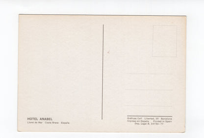 Ansichtskarte Lloret de Mar / Hotel Anabel / Costa Brava / Spanien