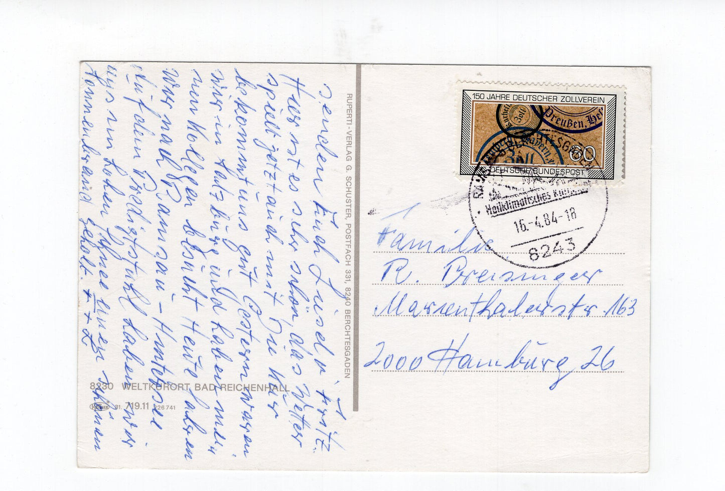 Ansichtskarte Bad Reichenhall / Rathausplatz +++