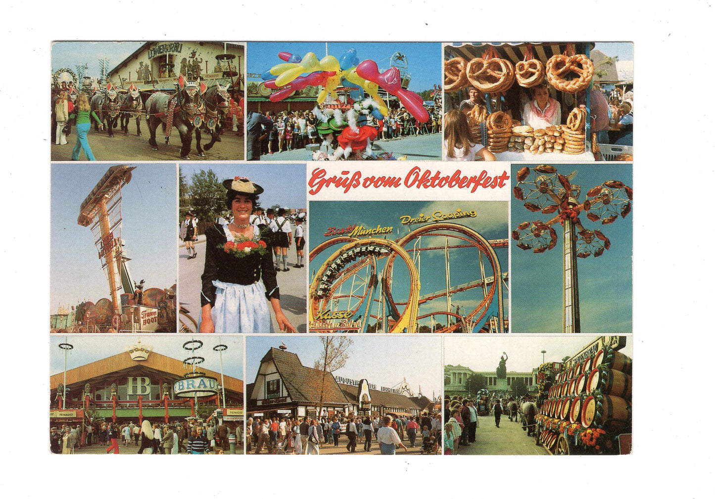 Ansichtskarte München / Gruß vom Oktoberfest / G1-52