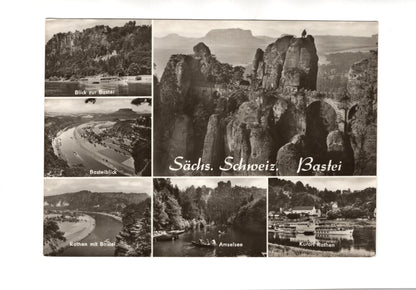 Ansichtskarte Sächsische Schweiz / Bastei / Kurort Rathen +++