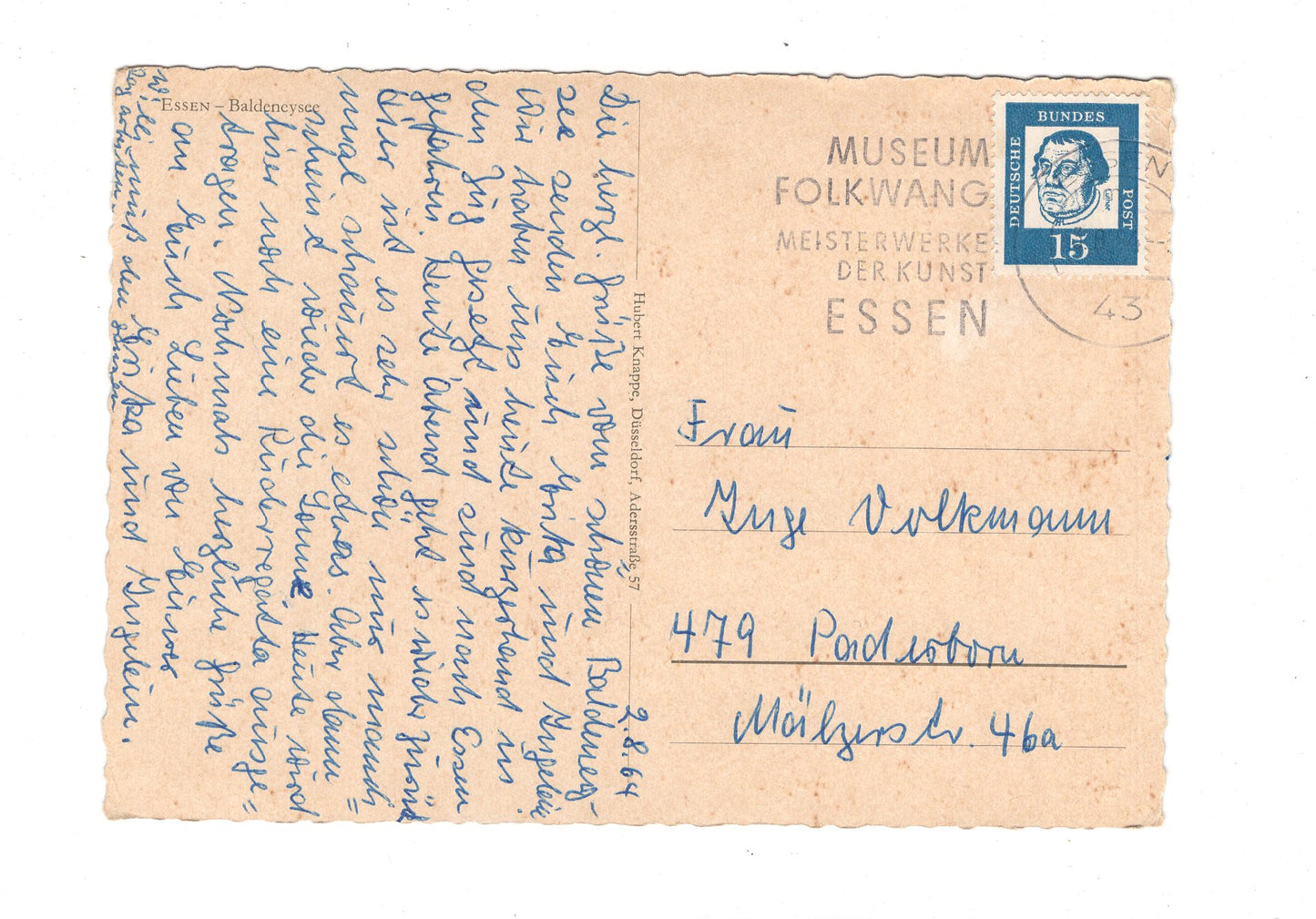 Ansichtskarte Essen - Baldeneysee / I1-64