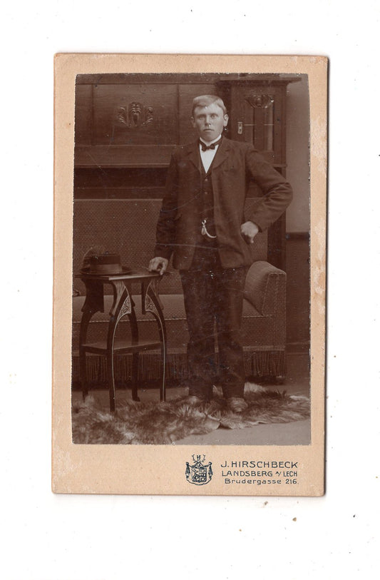 Fotografie Feiner Herr - Landsberg am Lech um 1900