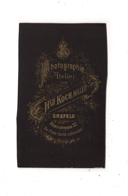Fotografie Niedlicher kleiner Junge - Krefeld 1880er