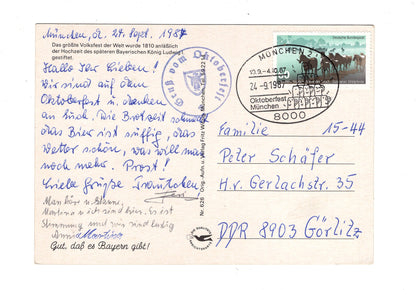 Ansichtskarte München / Gruß vom Oktoberfest / G1-52