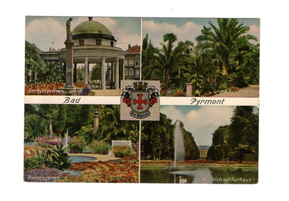 Ansichtskarte Bad Pyrmont / Palmengarten / Der hyllige Born +++