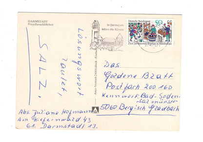 Ansichtskarte Darmstadt / Porzellanschlösschen / J1-60