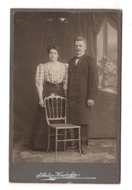Fotografie Feines Paar - Hamburg 1900er / CAB X-26