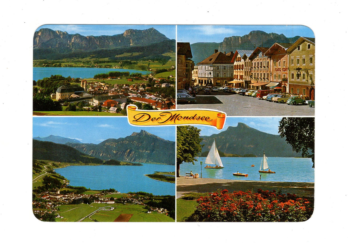 Ansichtskarte Der Mondsee / Salzkammergut / Österreich