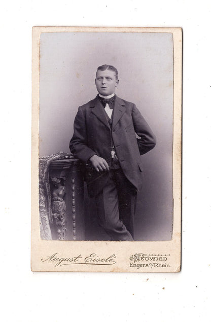 Fotografie Feiner Herr - Neuwied / Engers 1890er