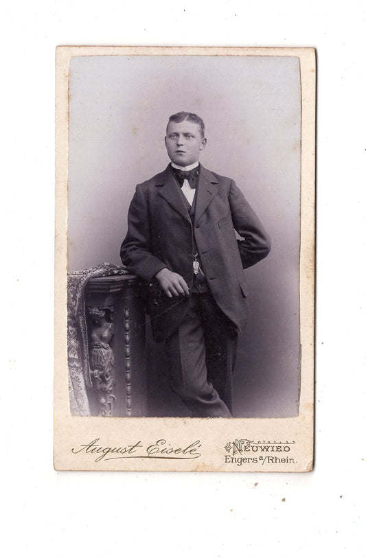 Fotografie Feiner Herr - Neuwied / Engers 1890er