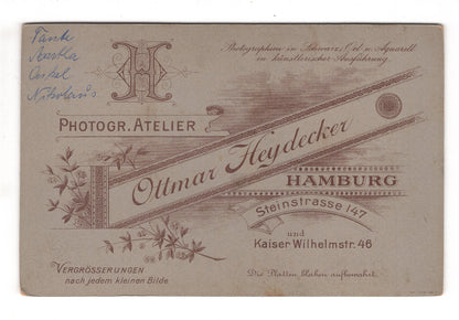 Fotografie Feines Paar - Hamburg 1900er / CAB X-26