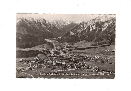 Ansichtskarte Reutte und Lechaschau / Tirol / Österreich