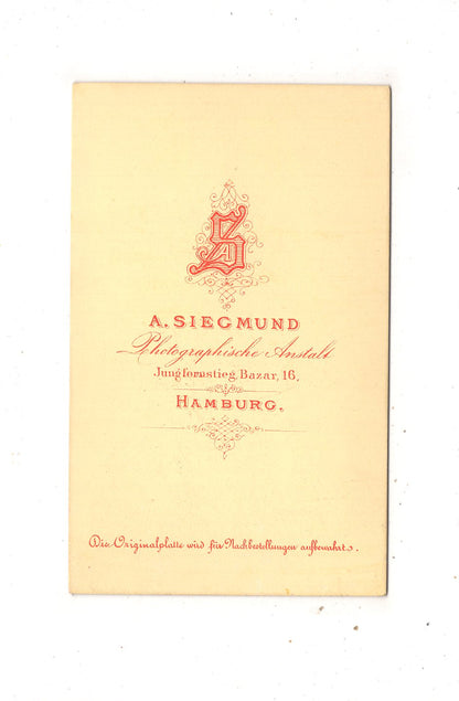 Fotografie Herrenportrait - Hamburg 1870er