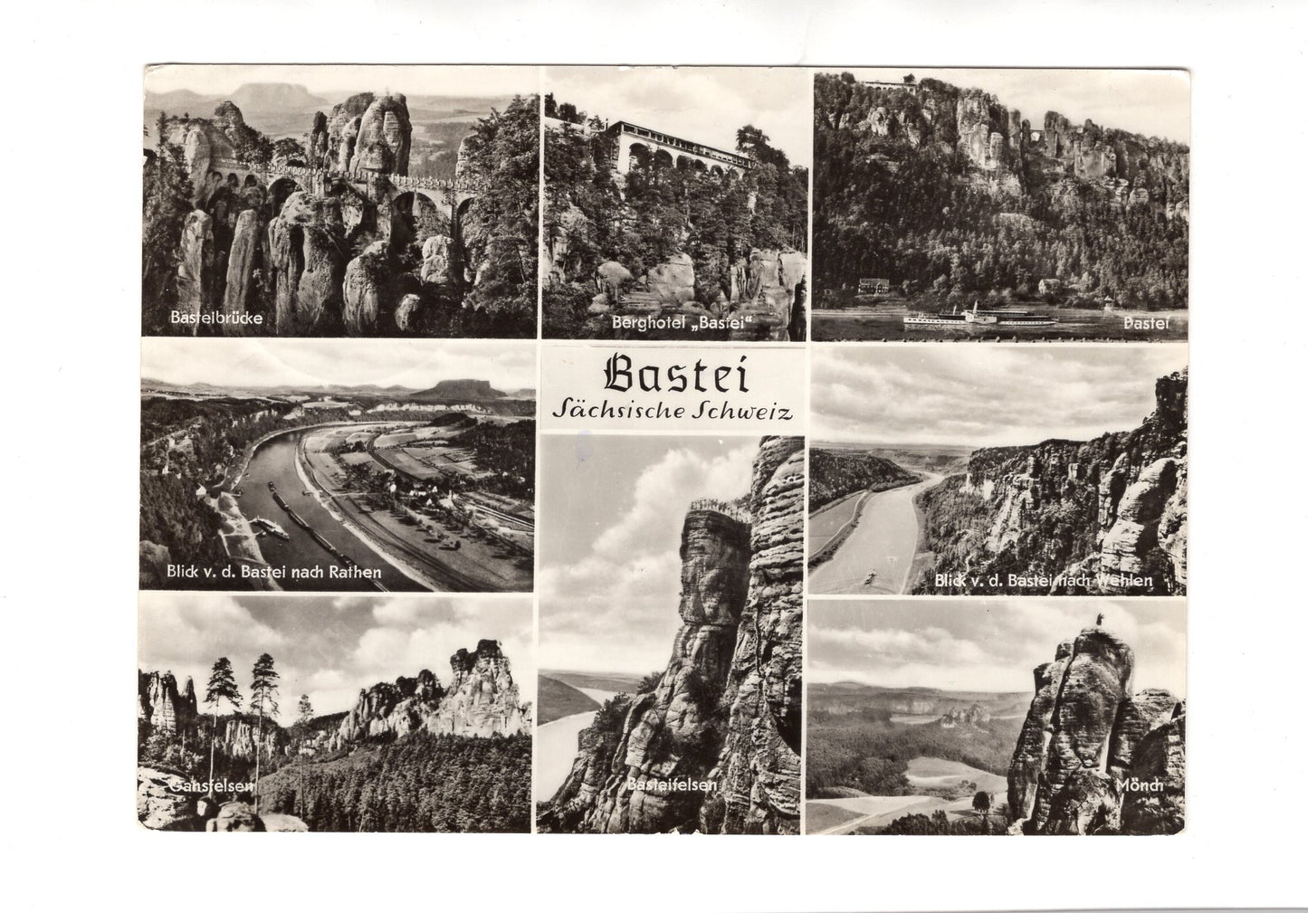 Ansichtskarte Sächsische Schweiz / Bastei / Berghotel Bastei +++