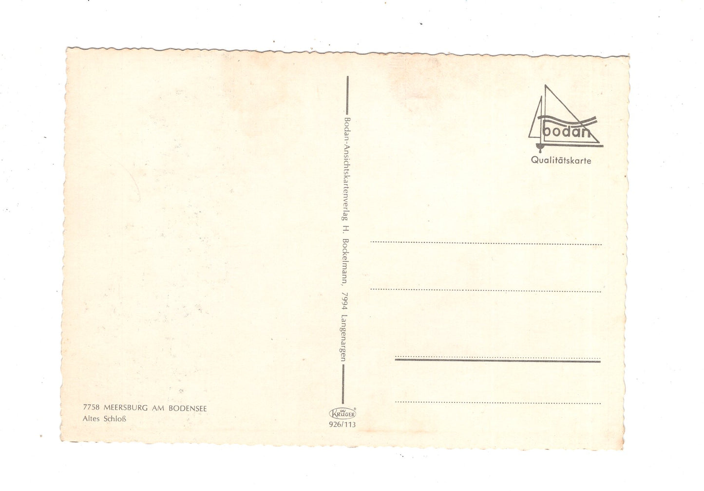 Ansichtskarte Meersburg am Bodensee / Altes Schloss / K1-52