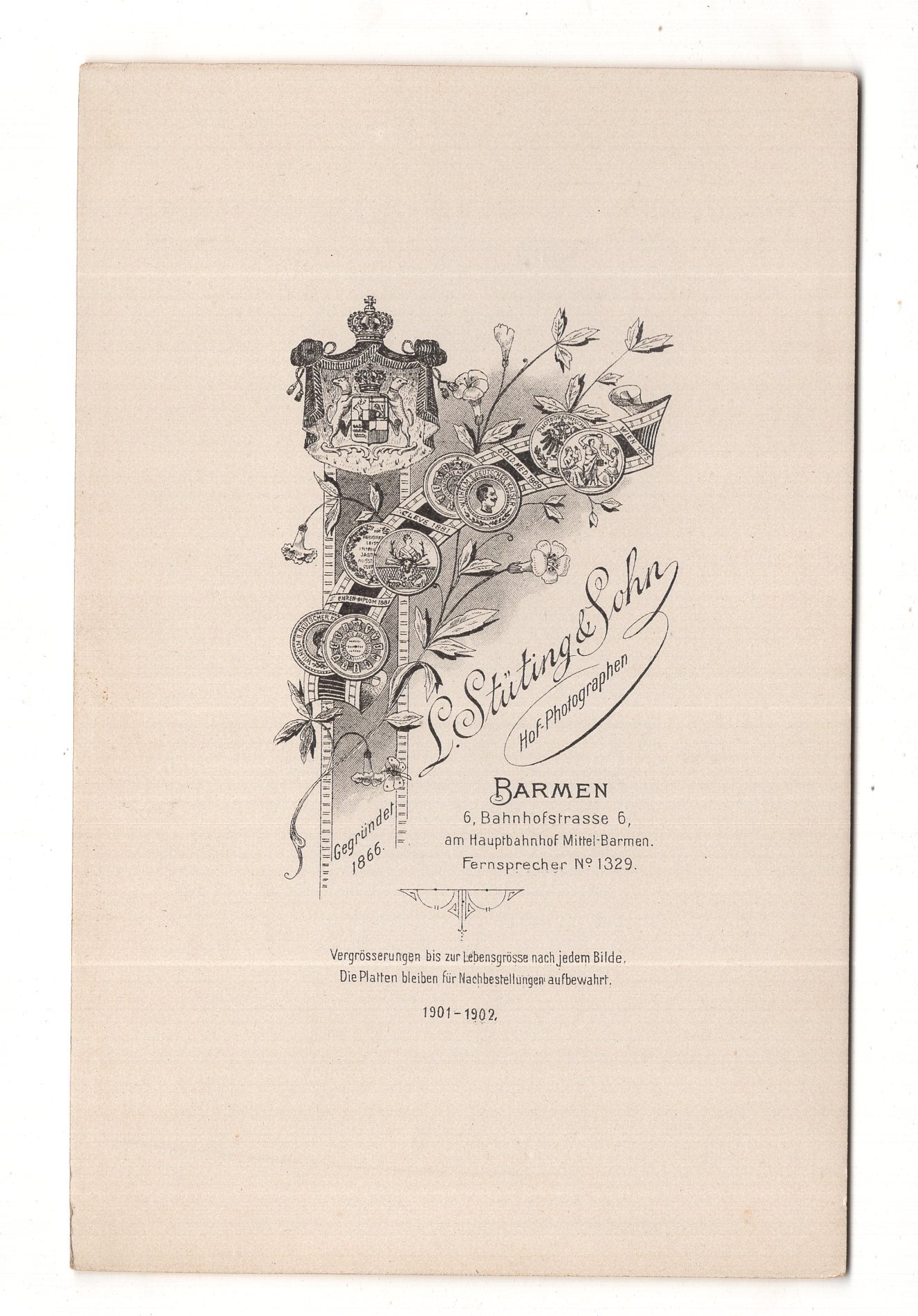 Fotografie Feines Paar - Barmen 1901-1902