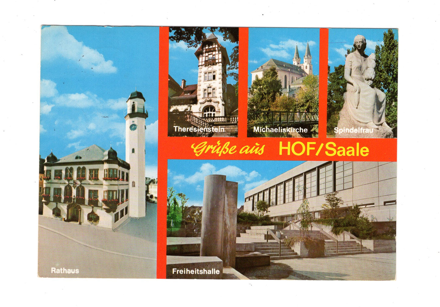 Ansichtskarte Hof / Saale