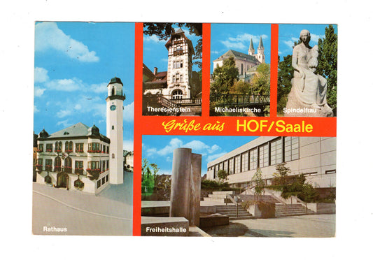 Ansichtskarte Hof / Saale