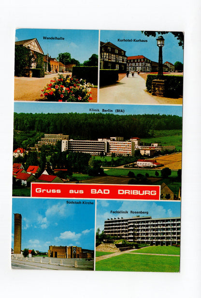 Ansichtskarte Bad Driburg / Klinik Berlin / Wandelhalle +++
