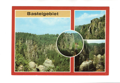 Ansichtskarte Sächsische Schweiz / Basteigebiet