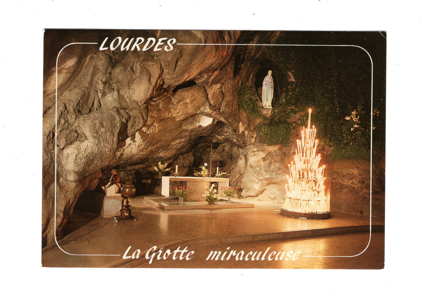 Ansichtskarte Lourdes / La Grotte miraculeuse / Frankreich