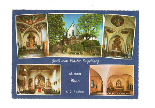 Ansichtskarte Kloster Engelberg ob dem Main / H1-65