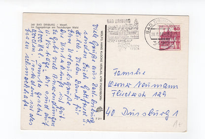 Ansichtskarte Bad Driburg / Klinik Berlin / Wandelhalle +++