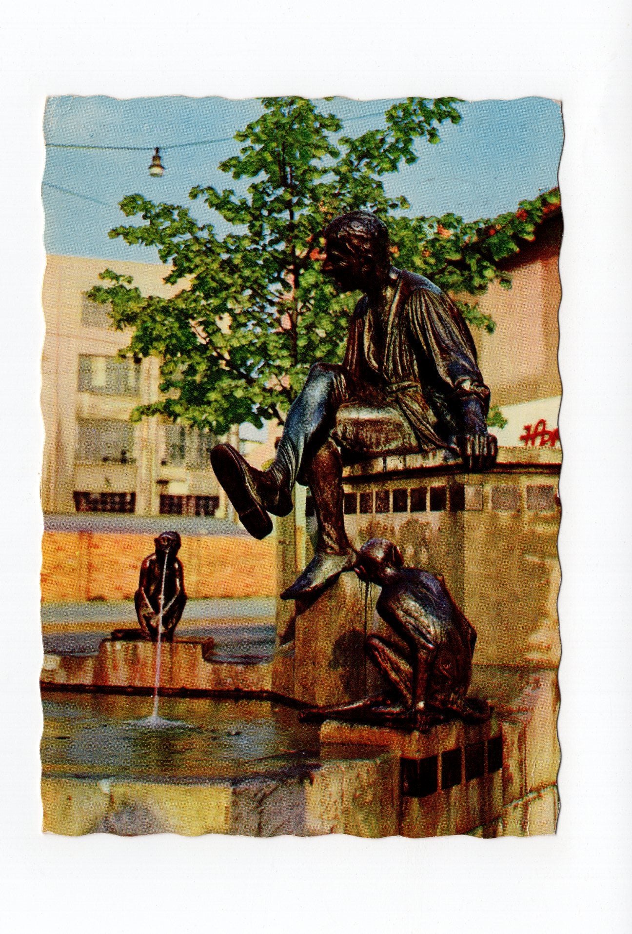 Ansichtskarte Braunschweig / Eulenspiegelbrunnen