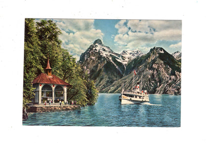Ansichtskarte Urnersee / Tellskapelle mit Urirotstock / Schweiz