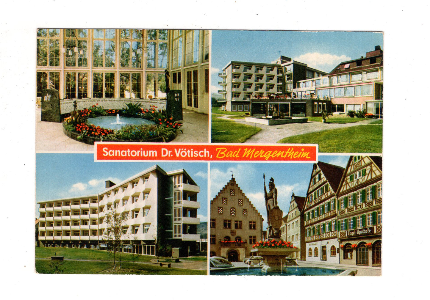 Ansichtskarte Bad Mergentheim / Sanatorium Dr. Vötisch / J1-60