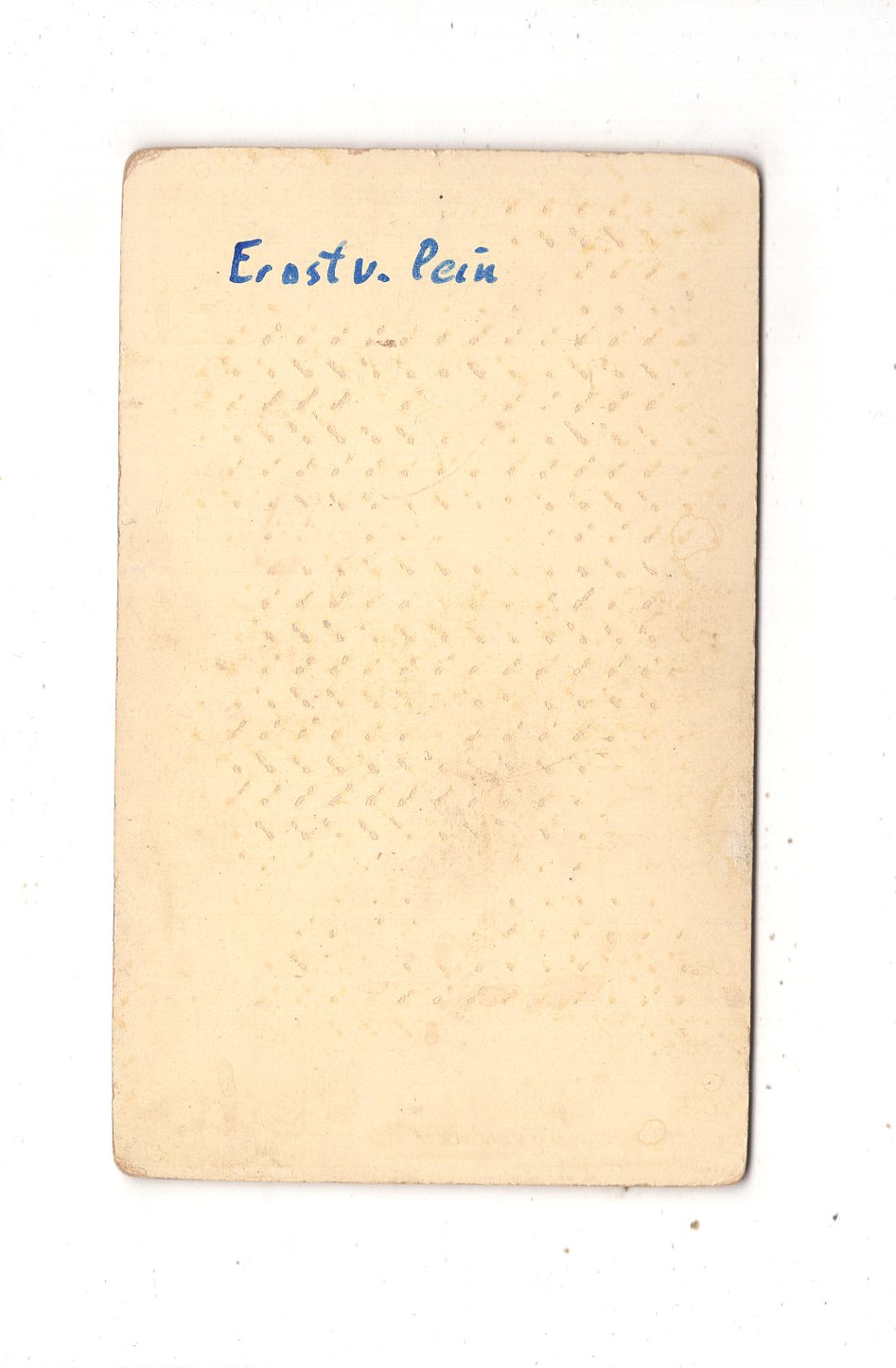 Fotografie Herrenportrait / benannt: Ernst v. Pein - Kiel 1880er