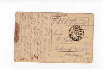 Ansichtskarte / Feldpost Hagen in Westfalen - 1918